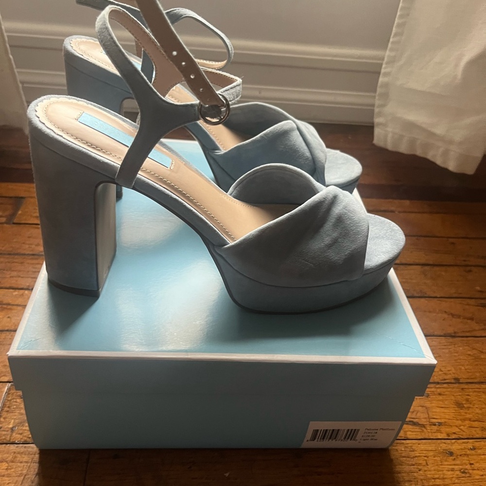 Draper James BRAND NEW Paloma Platform in Light Blue Women’s Size 9